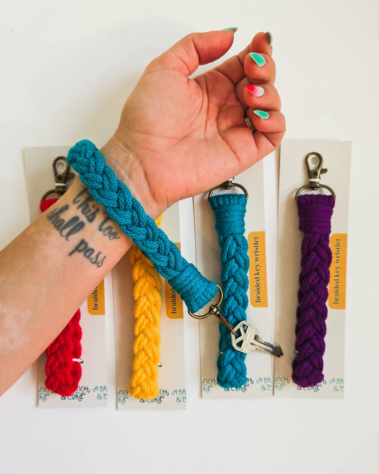 Braided Key Wristlet