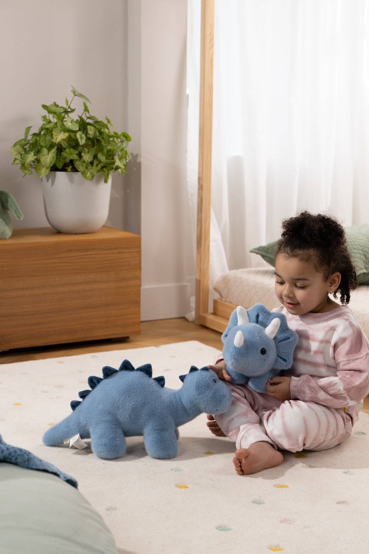 Dino Plush Toy - Blue Diplodocus