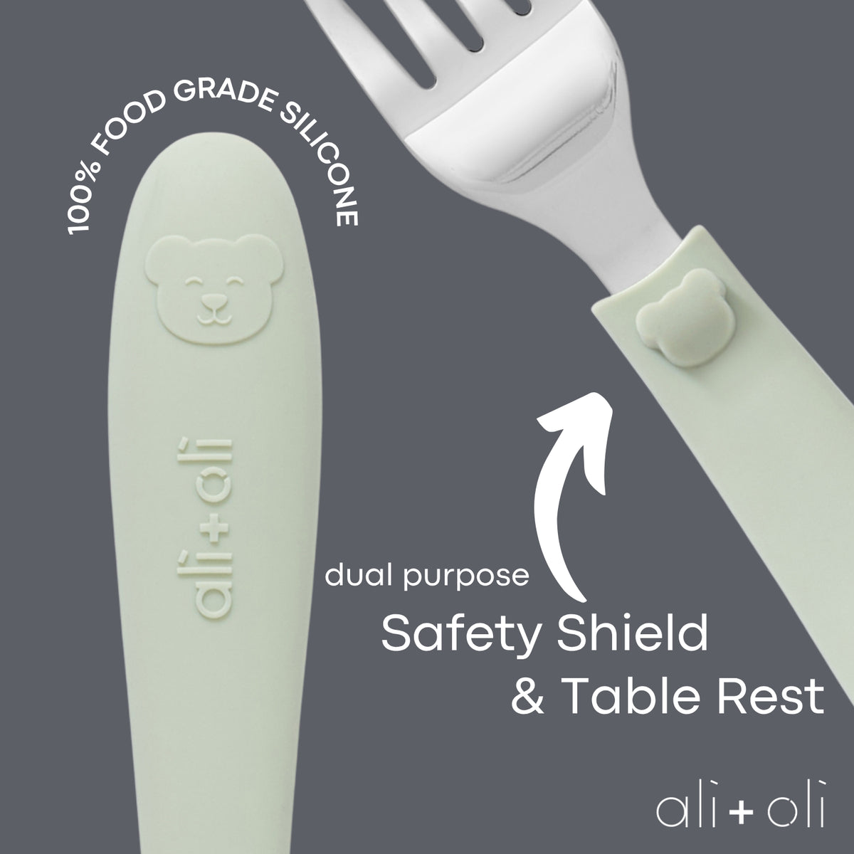 (6pc) Toddler Utensils Set - Stainless Steel (Bears)