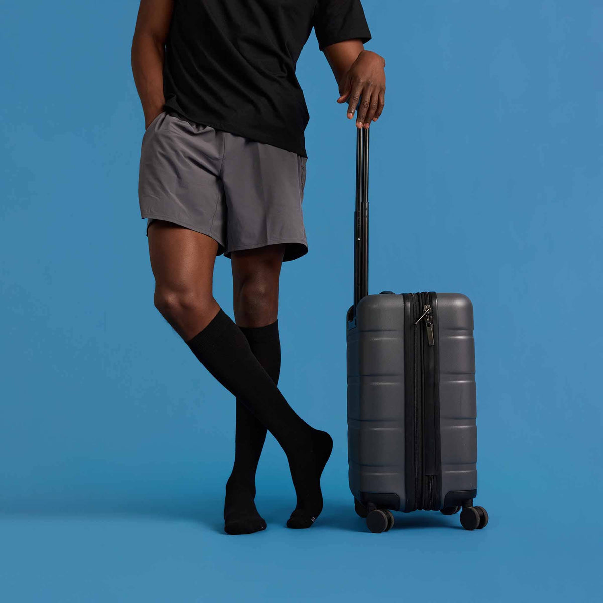 Compression Socks that Protect Oceans | Black