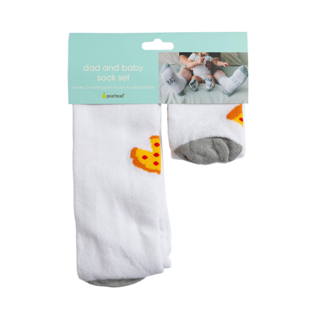 Parent & Me Matching Pizza Sock Set