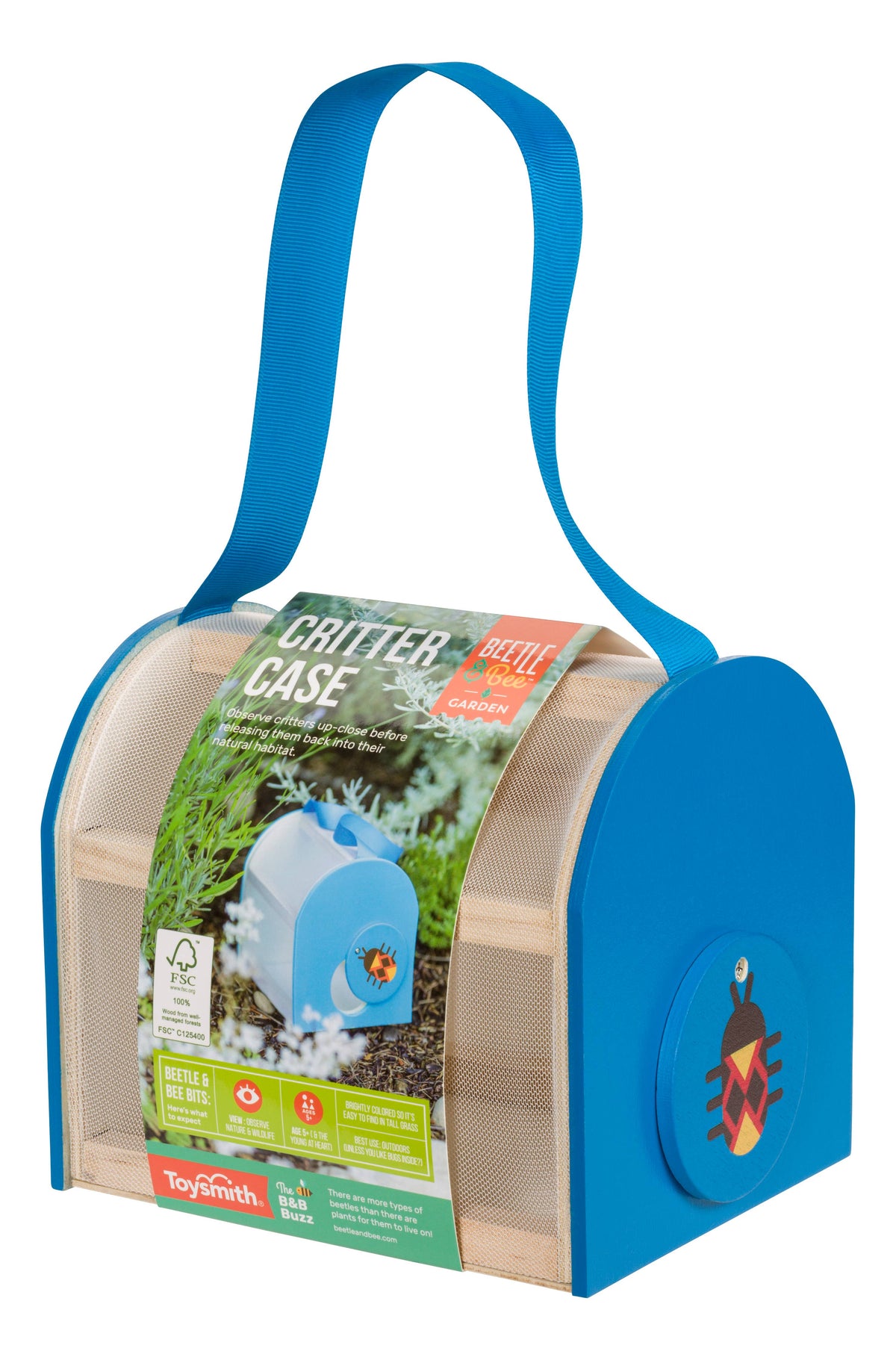 Beetle & Bee Critter Case Certified Wood-Outdoor Play