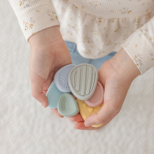 Worry Stones for Kids – Sensory Fidget Set (6 Pack)