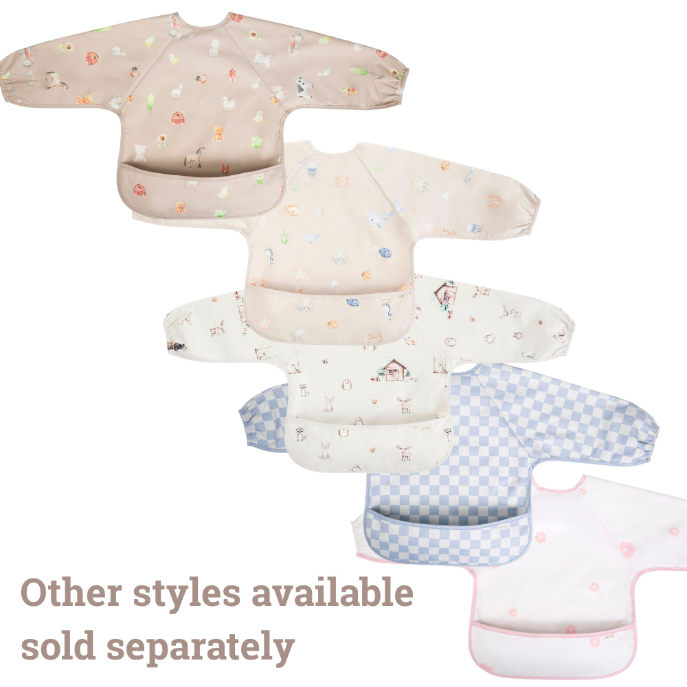 Smock Bib for Baby & Toddler Long Sleeve (Undersea)