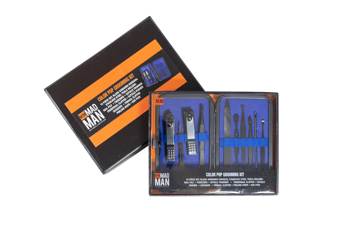 Color Pop | 10-Piece Men's Grooming Kit