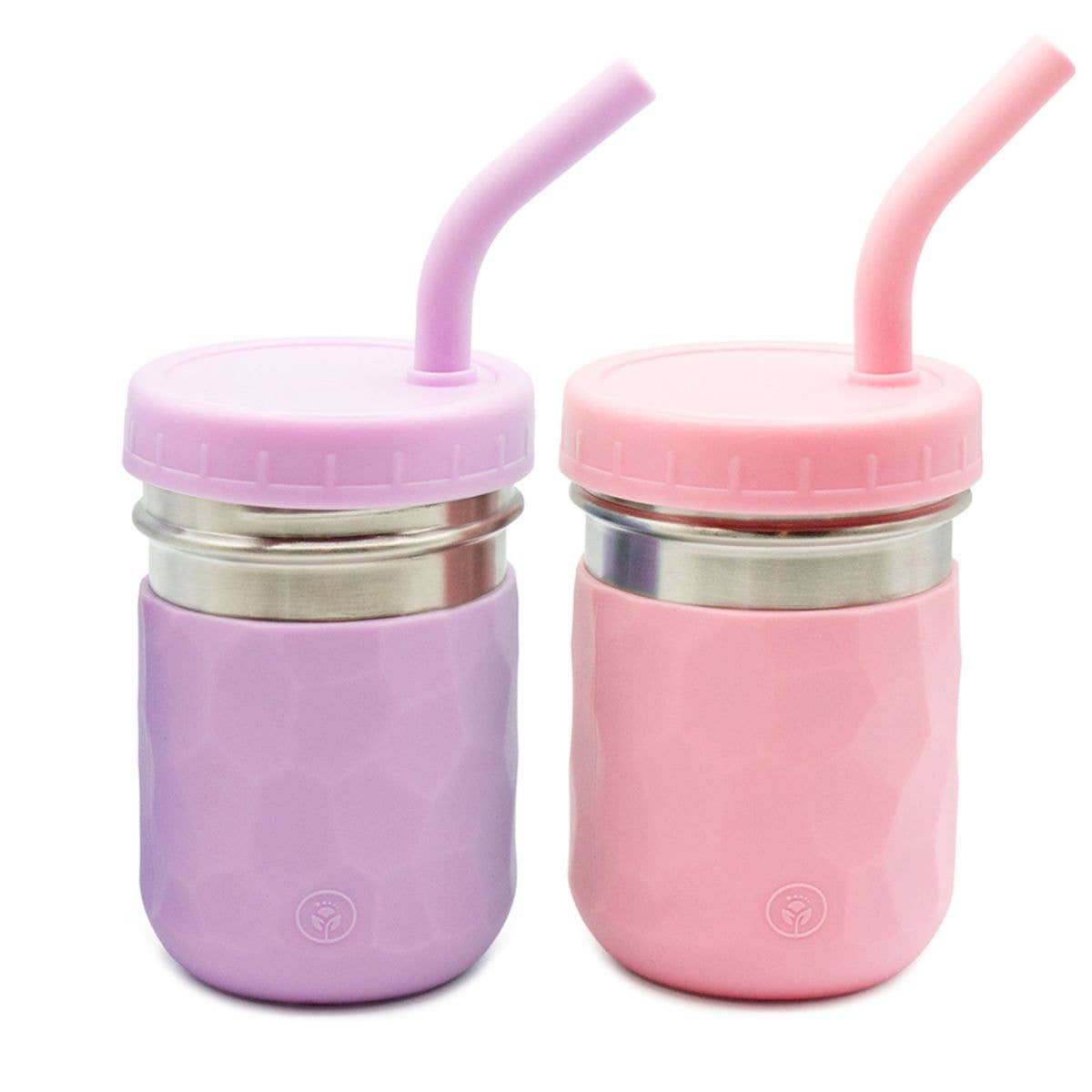 3-in-1 Stainless Steel Kids Cups – 8 oz, Set of 2