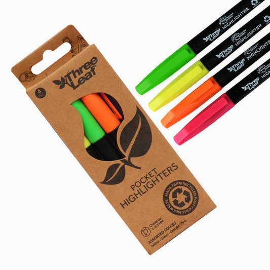 Highlighters: Pack of 4 - Assorted Color