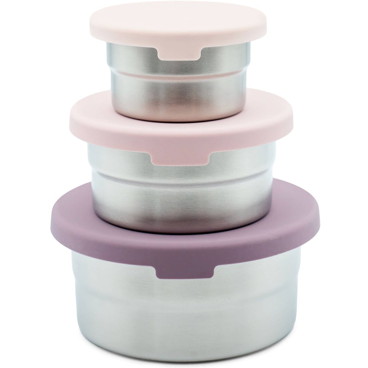 Stainless Steel Nesting Storage Containers – Set of 3