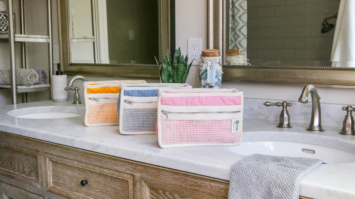 Organic Cotton Padded Toiletry Bag