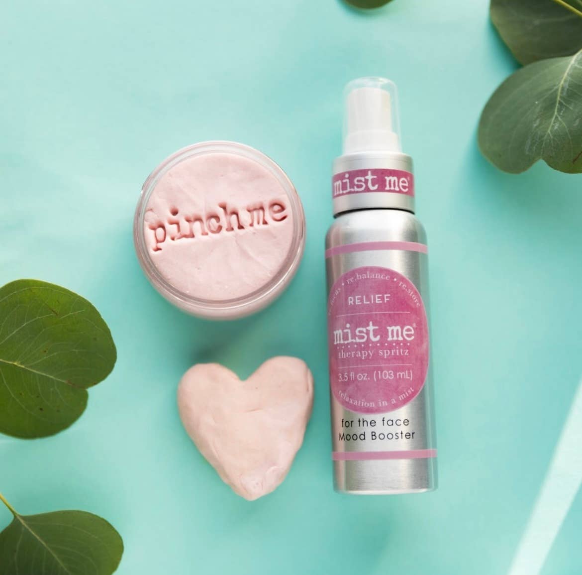 Pinch Me Therapy Dough – Relief, styled product display on a tabletop