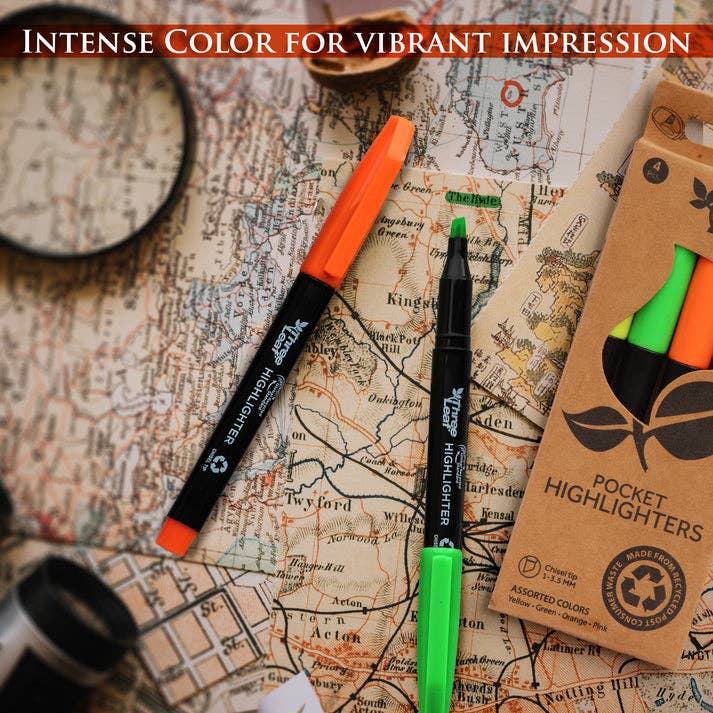 Highlighters: Pack of 4 - Assorted Color