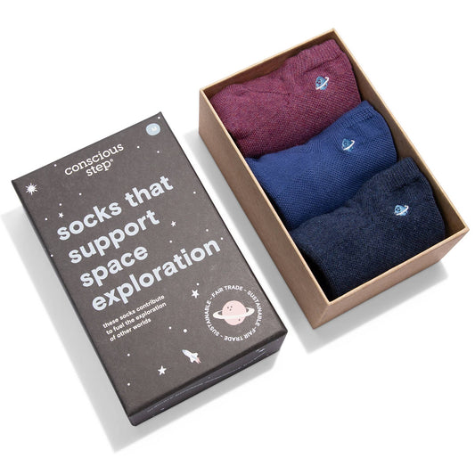 Ankle Socks that Support Space Exploration | Boxed Set