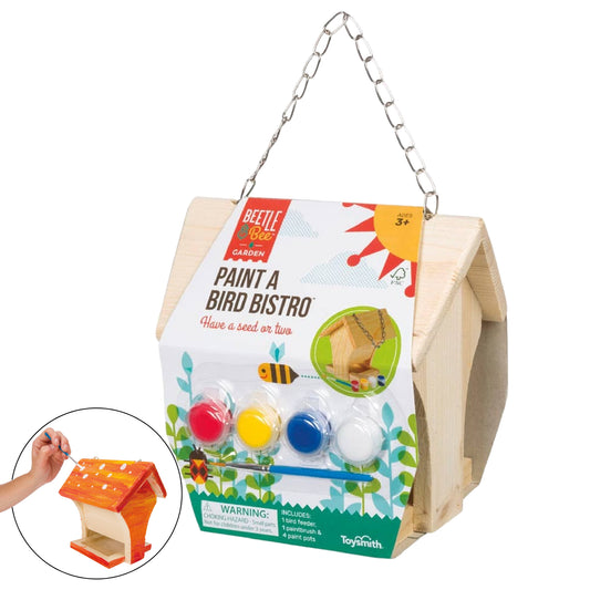 Beetle & Bee Paint A Bird Bistro