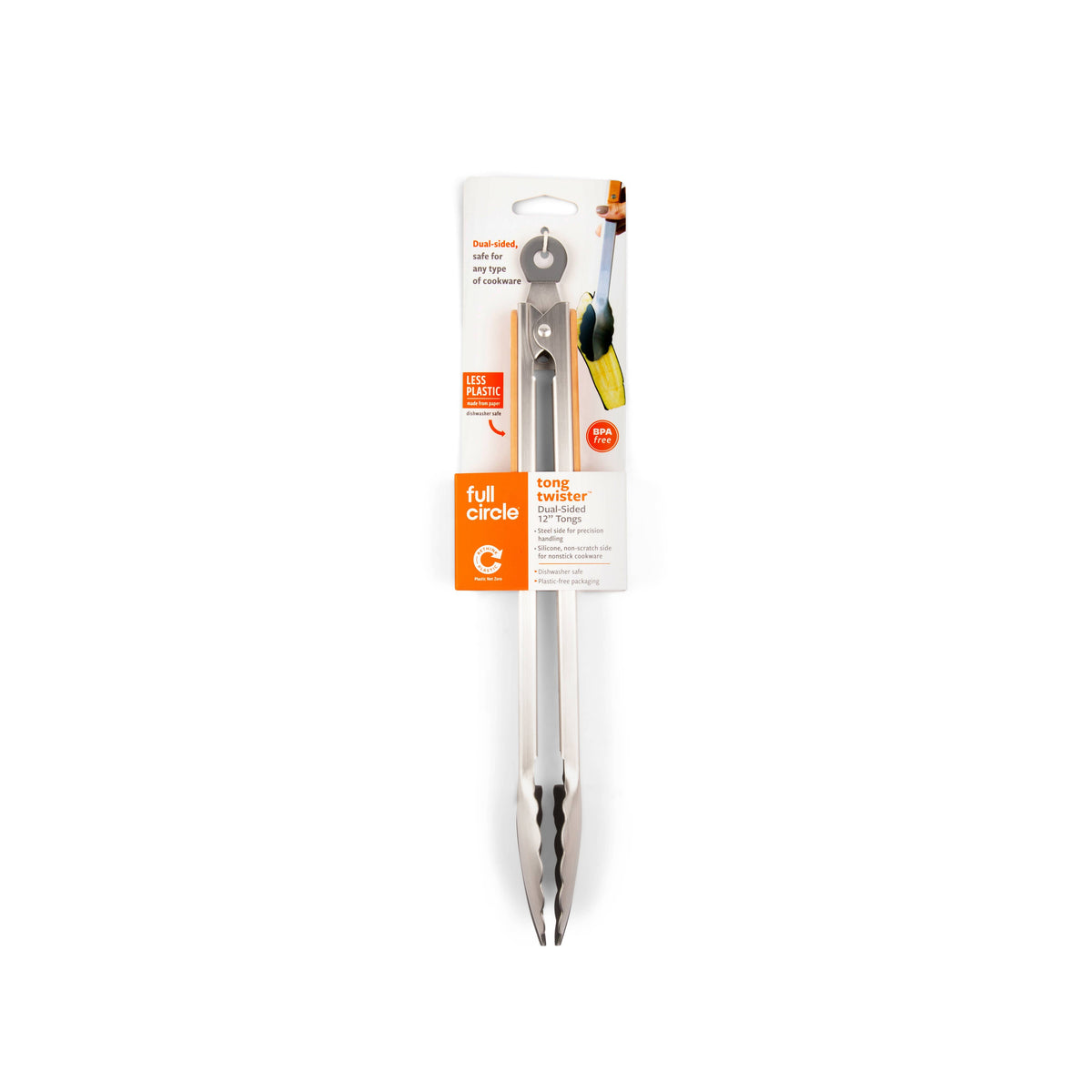 Tong Twister - Dual-Sided Silicone & Stainless Steel Tongs