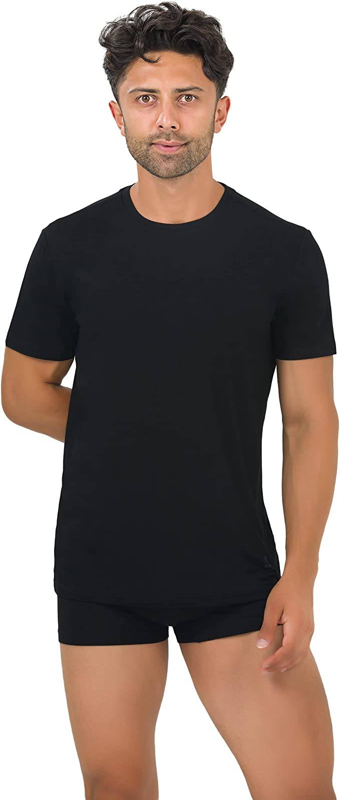 Men's Bamboo Crew Neck Undershirts (3-Pack)